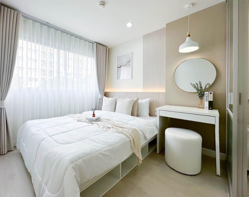 For SaleCondoKaset Nawamin,Ladplakao : Condo for sale, Lumpini Ramintra-Lat Phrao 2, beautiful room, complete with new furniture