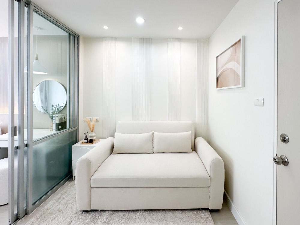 For SaleCondoKaset Nawamin,Ladplakao : Condo for sale, Lumpini Ramintra-Lat Phrao 2, beautiful room, complete with new furniture