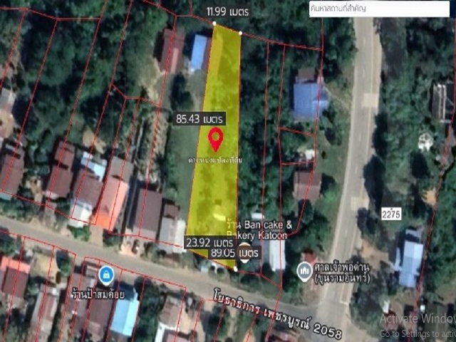 For SaleLandPhetchabun : Urgent sale! Land in Ban Khok, area 3 ngan 51 sq.wa. (351 sq.wa.), location next to asphalt road, near Lan Chom Dao, Tad Mok National Park, Mueang Phetchabun, Phetchabun Province.