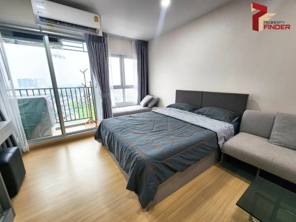 For SaleCondoSamut Prakan,Samrong : Condo for sale Supalai Veranda Sukhumvit 117 (Supalai Veranda Sukhumvit 117), beautiful room facing south, view of the three-headed elephant