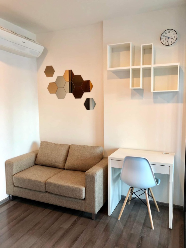 ขายคอนโดอ่อนนุช อุดมสุข : รหัสทรัพย์ Bh0591 เดอะ เบส พาร์ค เวสต์ ห้องขนาด 26 ตร.ม. แบบ 1 ห้องนอน 1 ห้องน้ำ ชั้น 16