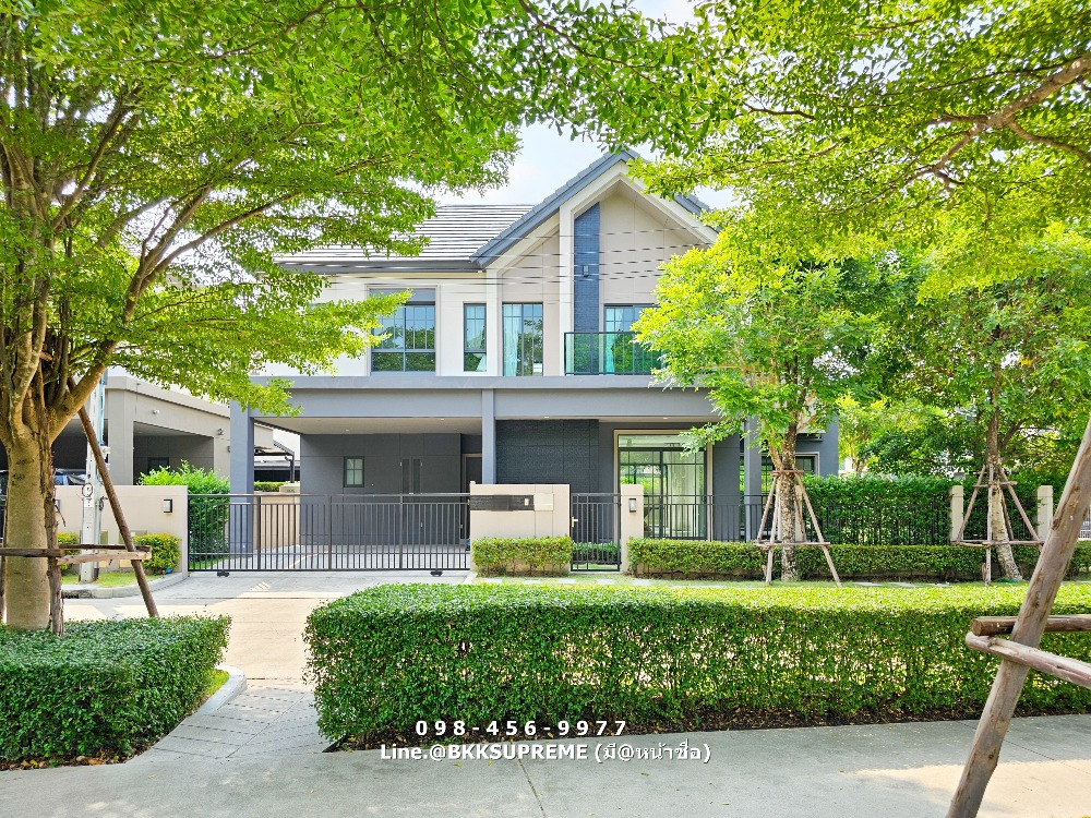 (For sale) ** House in front of the garden, corner house, Bangkok Boulevard, Sathorn-Pinklao 2 ** Loading...