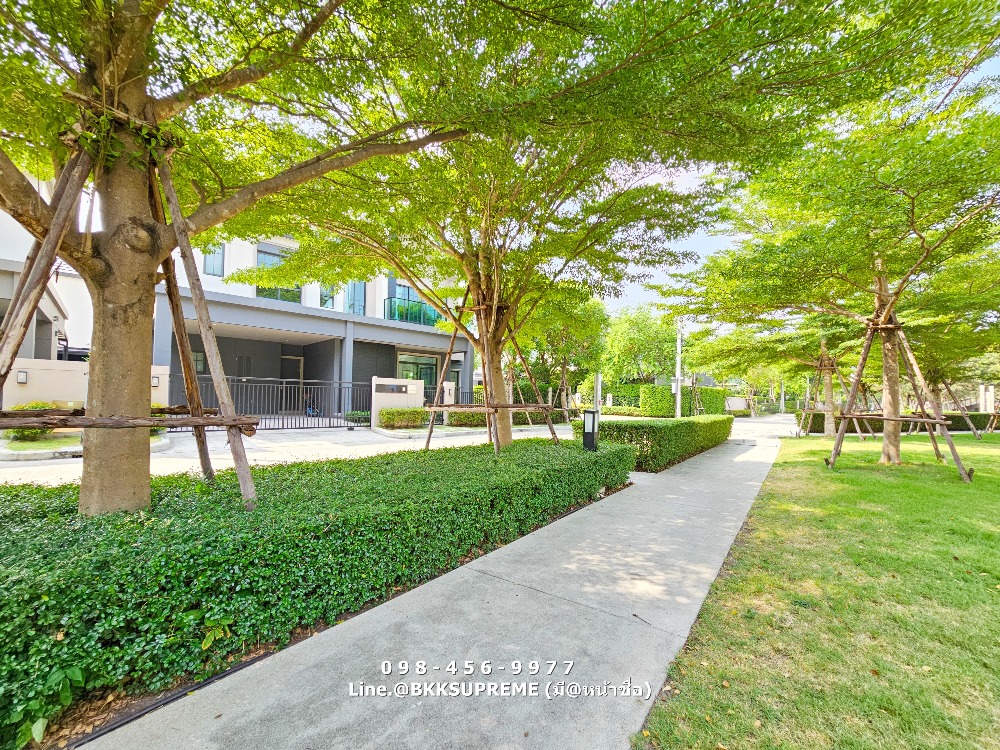 (For sale) ** House in front of the garden, corner house, Bangkok Boulevard, Sathorn-Pinklao 2 ** Loading...