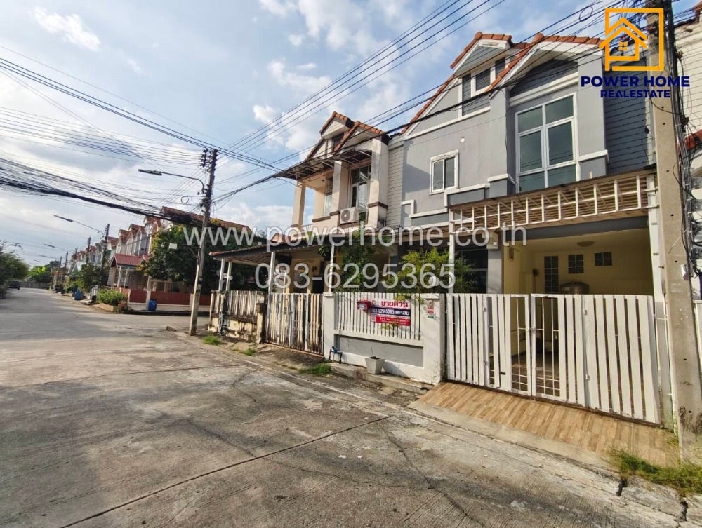 ขายบ้านปทุมธานี รังสิต ธรรมศาสตร์ : ขายทาวน์เฮาร์ 2 ชั้น ม.วรารักษ์ รังสิต คลองสาม