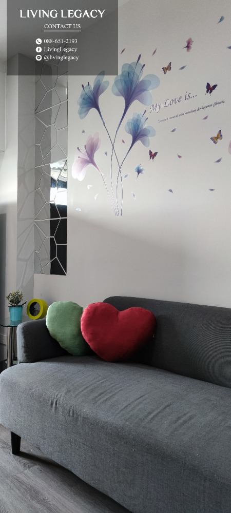 For RentCondoPattanakan, Srinakarin : SLOR4G Condo for rent Rich Park @ Triple Station 27 sq m. 23rd floor line id : @livinglegacy tel : 088-651-2193