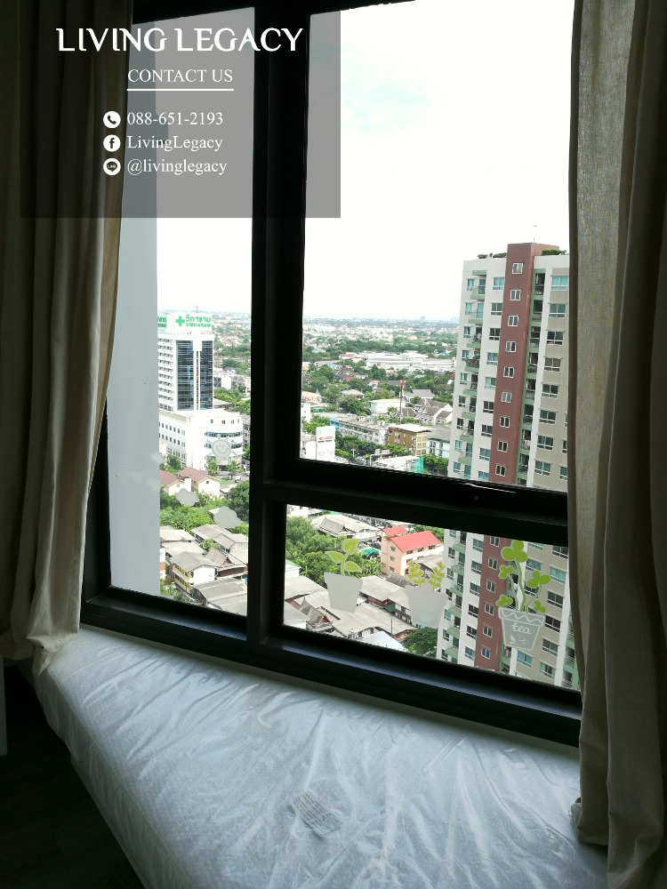 For RentCondoPattanakan, Srinakarin : SLOR4G Condo for rent Rich Park @ Triple Station 27 sq m. 23rd floor line id : @livinglegacy tel : 088-651-2193