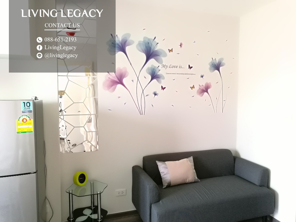 For RentCondoPattanakan, Srinakarin : SLOR4G Condo for rent Rich Park @ Triple Station 27 sq m. 23rd floor line id : @livinglegacy tel : 088-651-2193