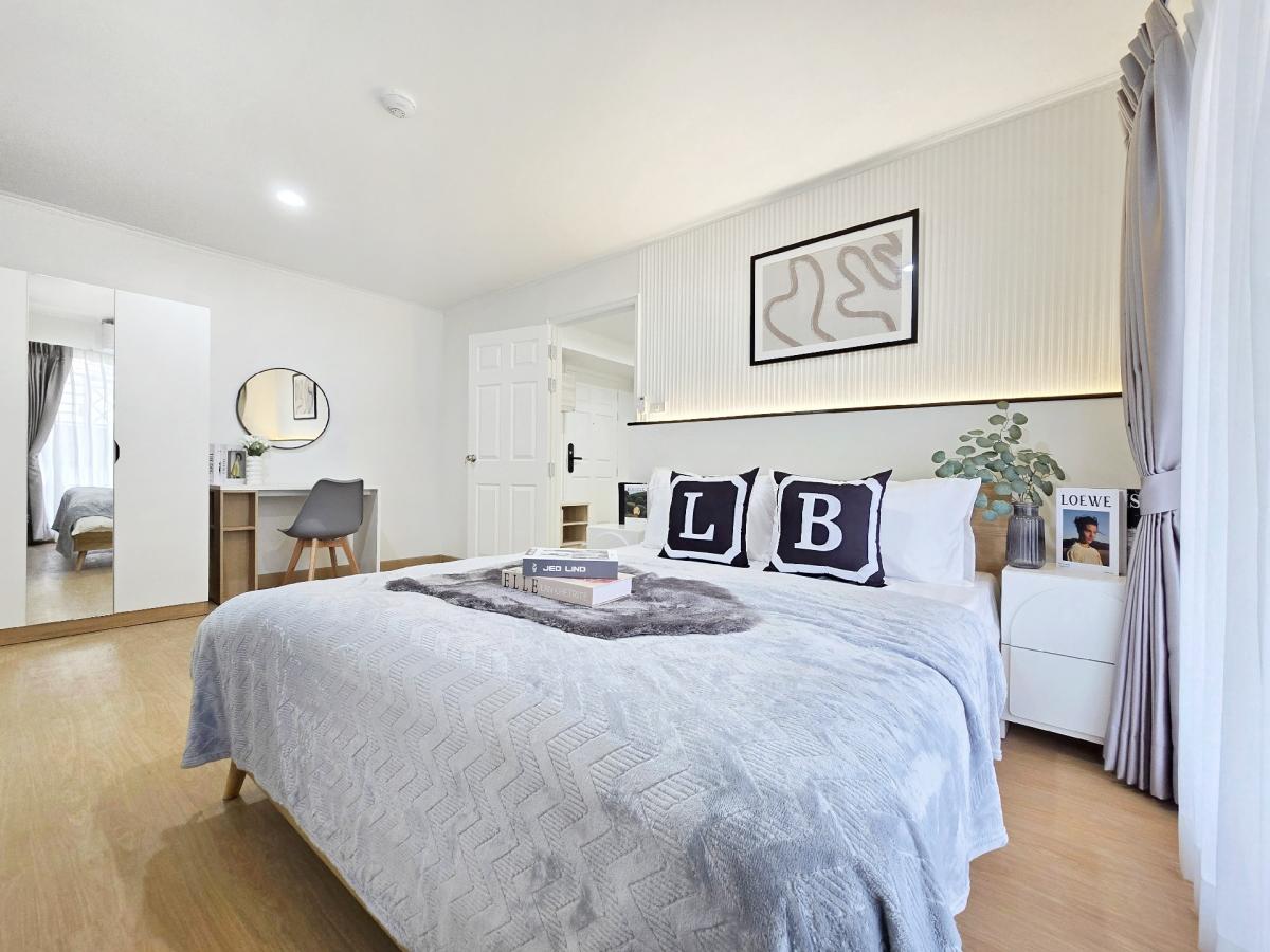 For SaleCondoRatchadapisek, Huaikwang, Suttisan : 《Free transfer》❤️❤️2 bedrooms, 1 bathroom, near MRT Cultural Center, Lumpini Ville, Cultural Center, new whole room