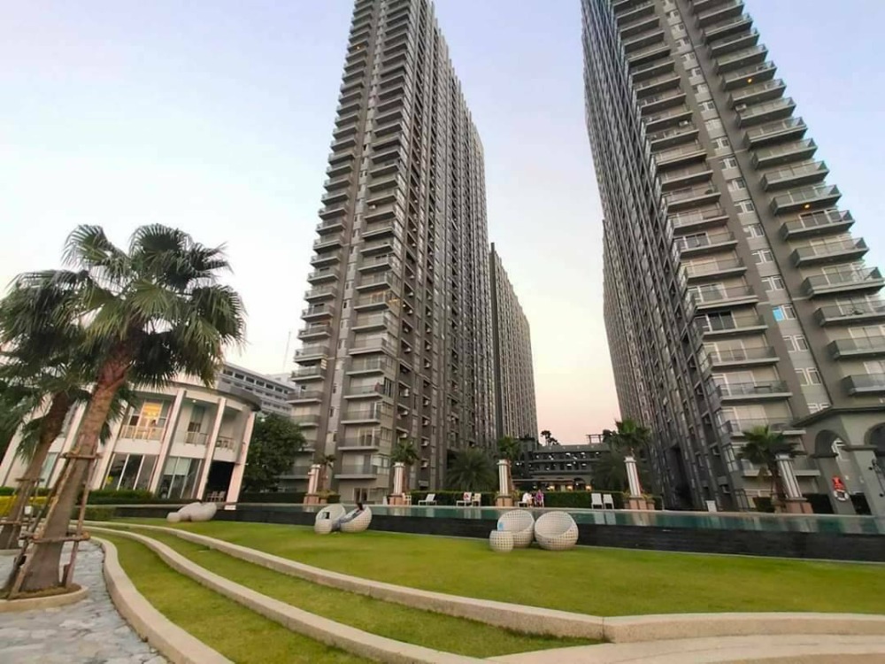 For SaleCondoRattanathibet, Sanambinna : Condo for sale, Manor Sanambinnam, river and pool view, 11th floor, Building C, 1 bedroom, never lived in or rented before, new condition, fully furnished, price 2.4 million baht*