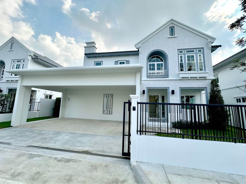 ให้เช่าบ้านบางนา แบริ่ง ลาซาล : ให้เช่า Villaggio 3 ศรีนครินทร์-บางนา 4 ห้องนอน 5 ห้องน้ำ (เจ้าของปล่อยเอง) บ้านใหม่ทำเลดี ติดคลับเฮาส์