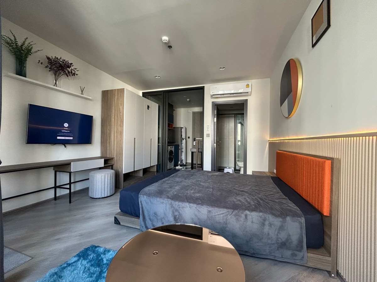 ให้เช่าคอนโดวิภาวดี ดอนเมือง หลักสี่ : คอนโดเดอะเบส สะพานใหม่  ติดรถไฟฟ้า 0 เมตร ชั้น 7 ขนาด 29 ตรม. 