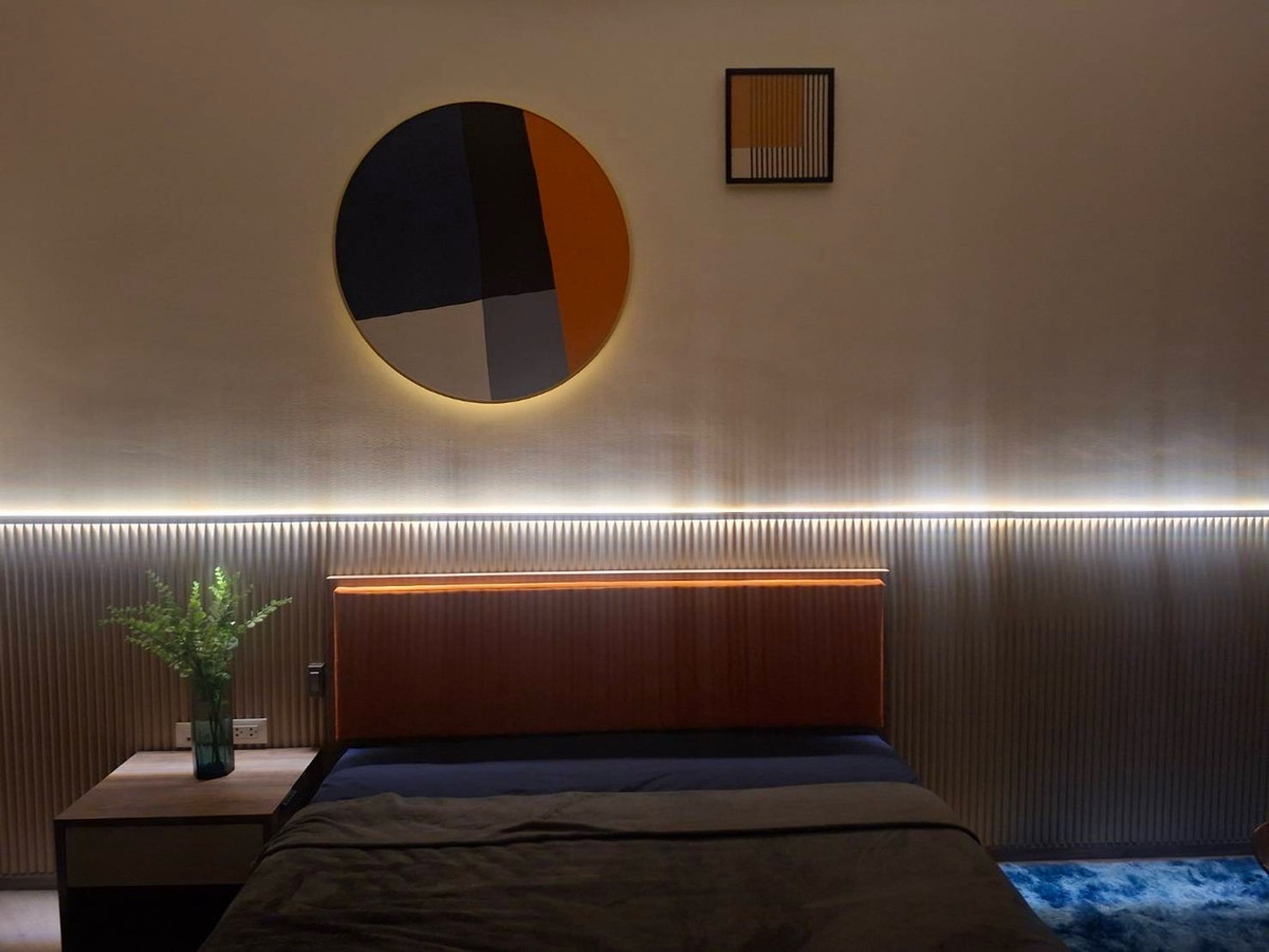 ให้เช่าคอนโดวิภาวดี ดอนเมือง หลักสี่ : คอนโดเดอะเบส สะพานใหม่  ติดรถไฟฟ้า 0 เมตร ชั้น 7 ขนาด 29 ตรม. 