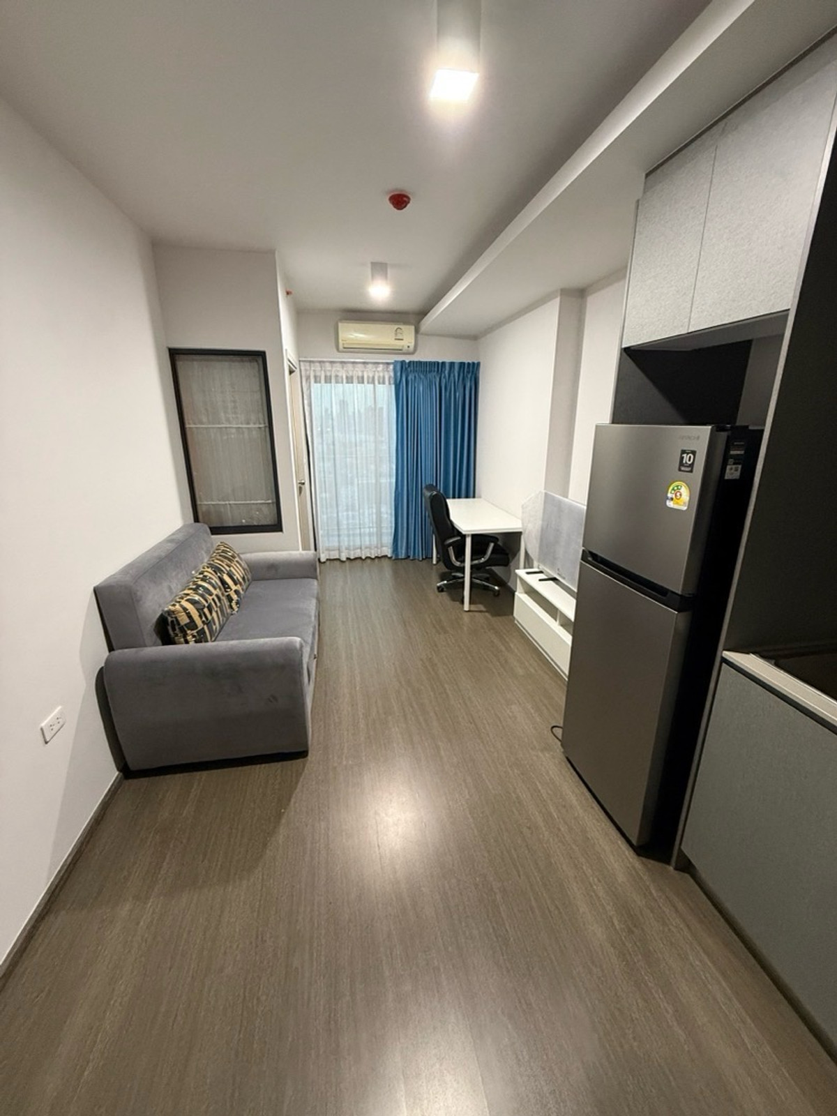 For RentCondoOnnut, Udomsuk : For rent, new room, Ideo S93, beautiful room, very wide balcony, same floor as swimming pool, 30 meters, BTS Bang Chak