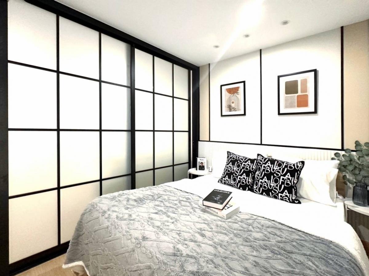 For SaleCondoBangna, Bearing, Lasalle : Do you like Japanese style rooms? ✨️ Regent Home 7, Bang Na - Naiyathawut 2 ✨️ (Regent Home 7 Bangna - Sanphawut 2) This is the answer.‼ ️ Near Bangna BTS.