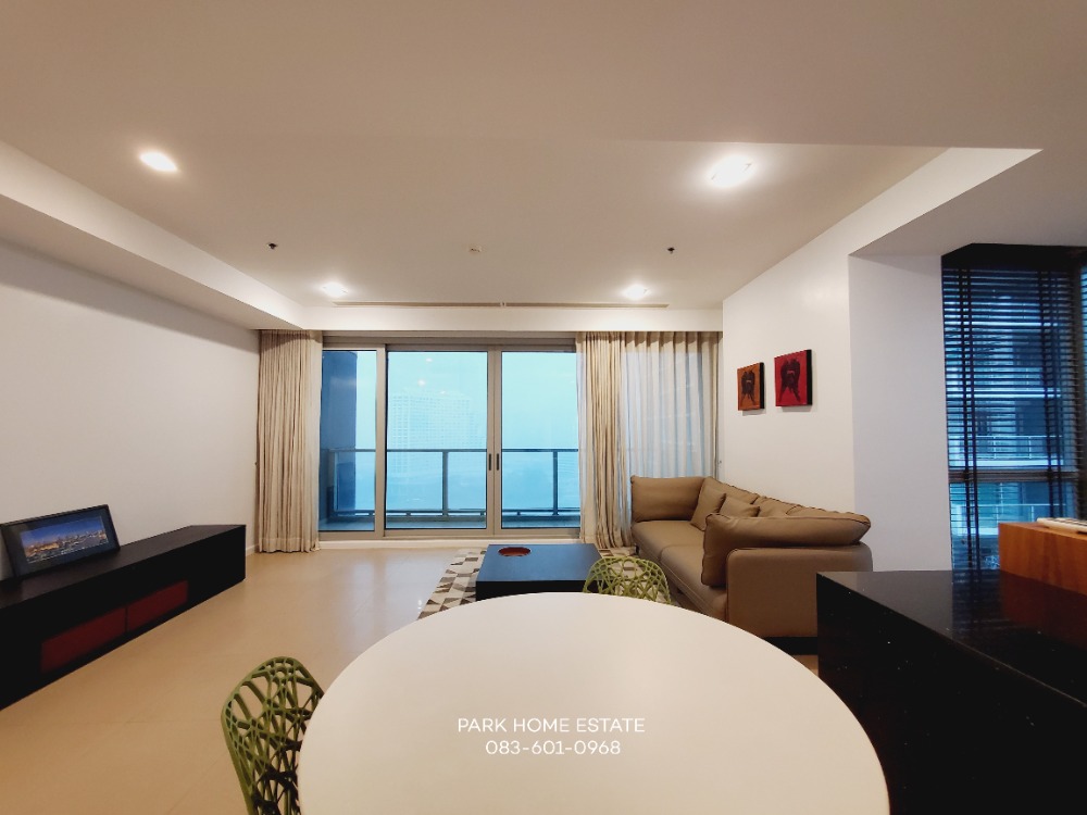 For RentCondoWongwianyai, Charoennakor : For rent : The River The River . 2 Bedroom River View 📞 Line : @pukkhome (with @)