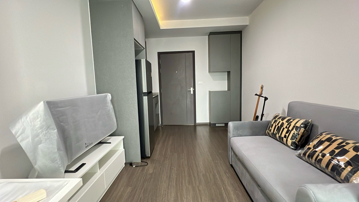 For RentCondoOnnut, Udomsuk : For rent, new room, Ideo S93, beautiful room, very wide balcony, same floor as swimming pool, 30 meters, BTS Bang Chak