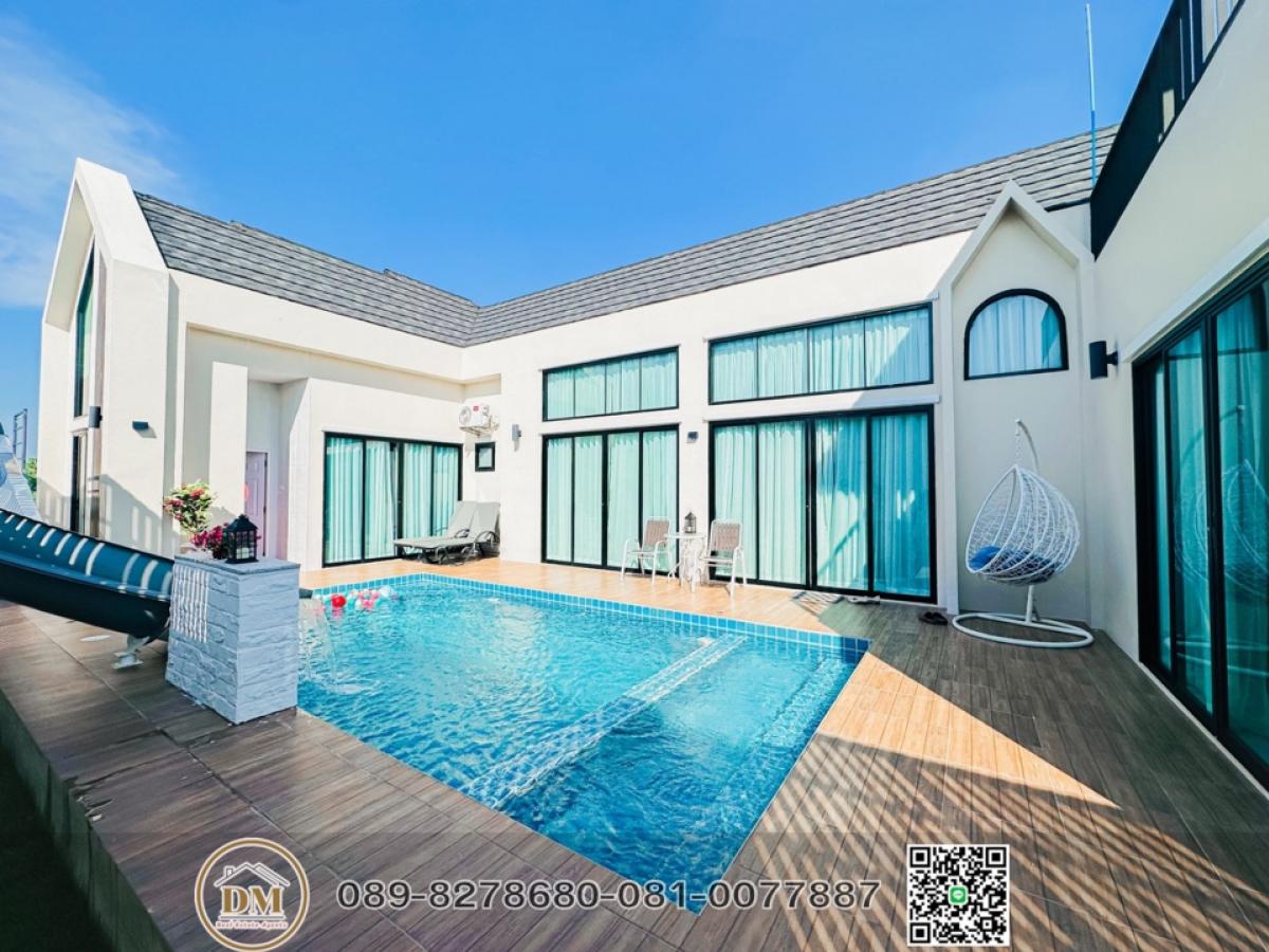 For SaleCha-am Phetchaburi : Cherol Pool Villa With a private pool, Cha -am 5.49 million baht