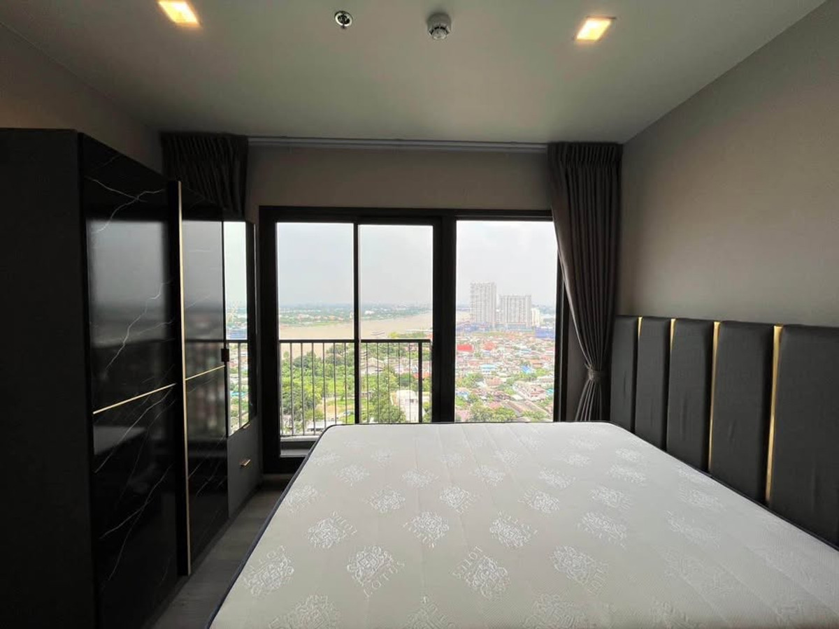 ให้เช่าคอนโดรัตนาธิเบศร์ สนามบินน้ำ พระนั่งเกล้า : ปล่อยเช่า The Politan Aqua ห้องมุม (หัวเตียงไม่ติดใคร)