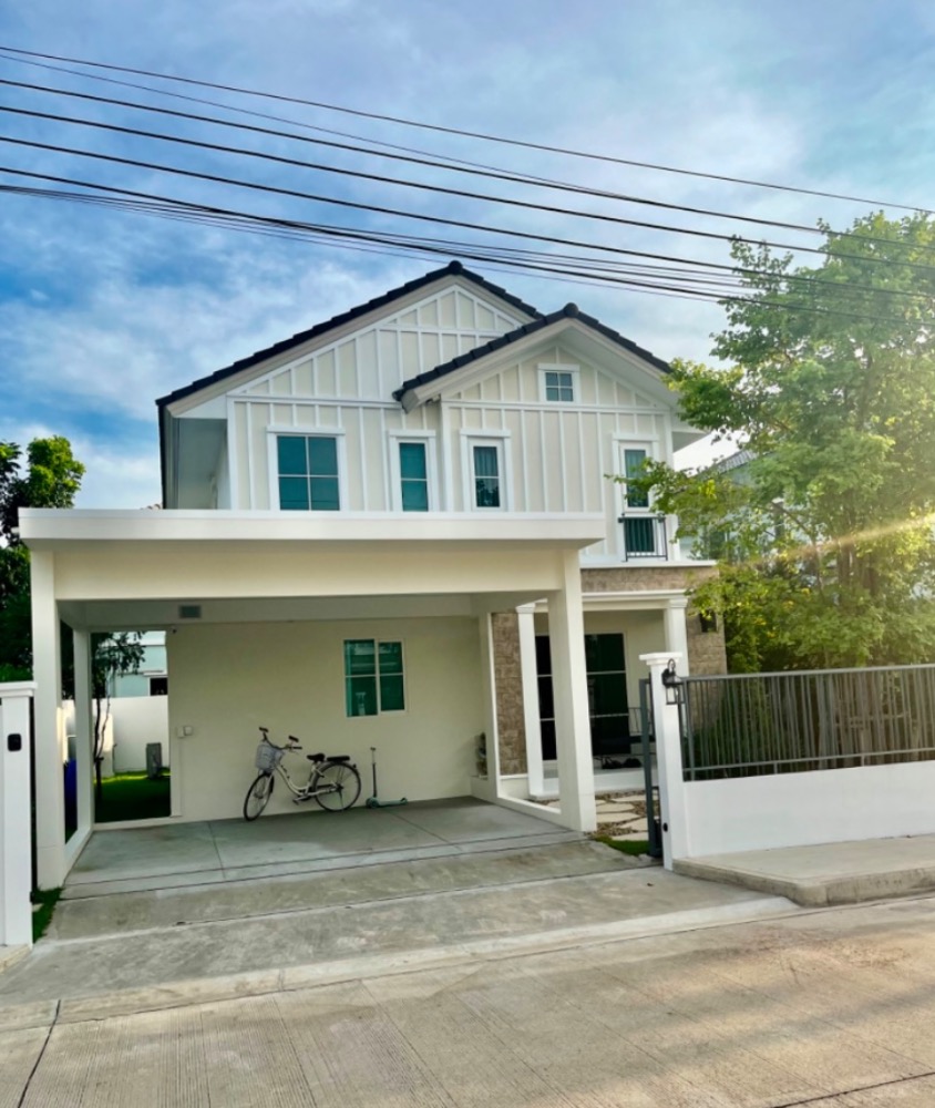 ให้เช่าบ้านบางนา แบริ่ง ลาซาล : เช่าบ้านเดี่ยว 2 ชั้น ม. วิลลาจจิโอ 2 ศรีนครินทร์ - บางนา สวย เฟอร์นิเจอร์ครบ ใกล้ เซ็นทรัล พลาซ่า บางนา สนใจแอตไลน์ครับ@841qqlnr