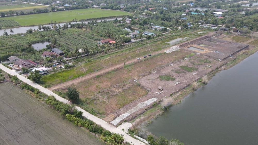 For SaleLandPathum Thani,Rangsit, Thammasat : Land for sale, 200 square wah, Lat Lum Kaeo, Pathum Thani, near the Baan Suan Chom Bueng project