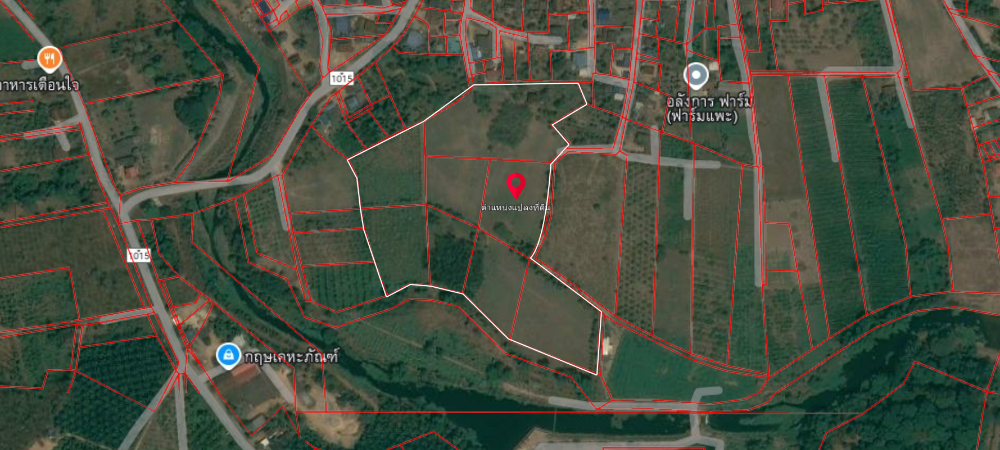 For SaleLandCha-am Phetchaburi : Large plot of land for sale near Mae Prachan Dam, natural view, 33 rai, 3 ngan, 8 sq m.