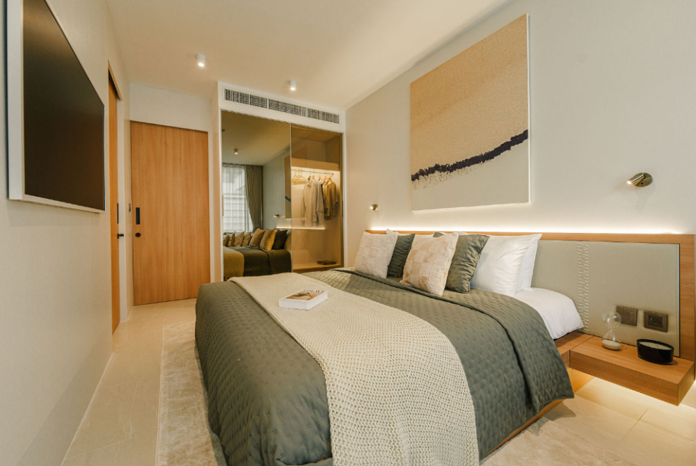 ขายคอนโดภูเก็ต : ขายคอนโดใหม่ ใกล้ Laguna หาดบางเทา, ภูเก็ต ส่วนกลางใหญ่มาก เลี้ยงสัตว์ได้