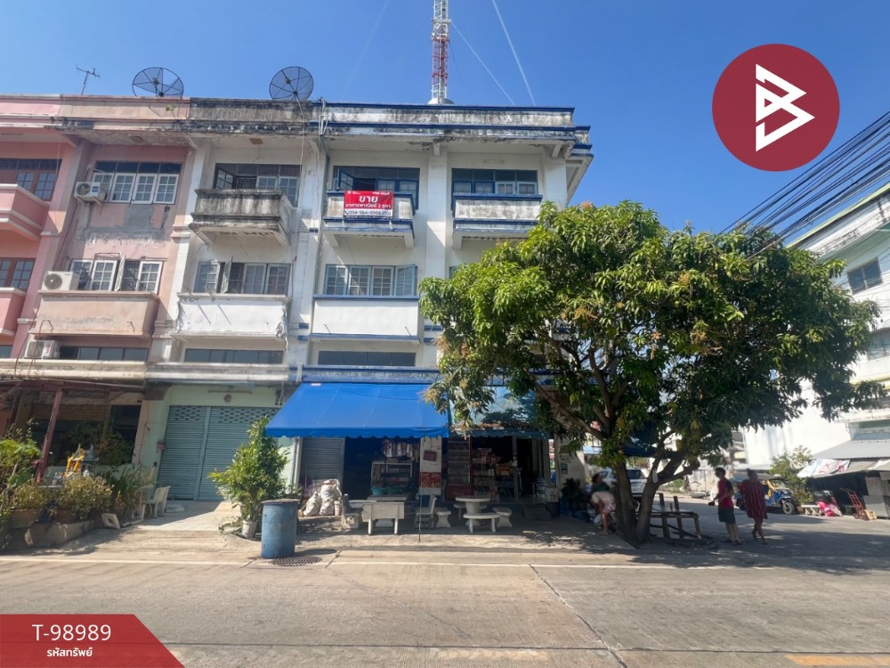 For SaleShop HouseSamut Prakan,Samrong : Commercial building for sale, 2 units, area 40 sq m, end of the house, Samut Prakan