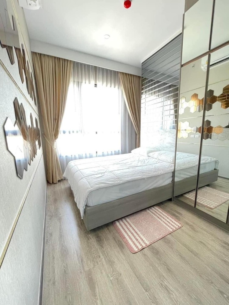 For RentCondoOnnut, Udomsuk : 🚝 Rent Knightsbridge Prime Onnut, good corner room, 180 degrees, beautiful room, complete, ready to enter at 23,000 baht