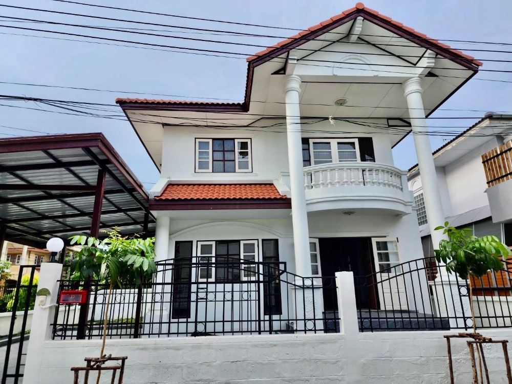 ขายบ้านเอกชัย บางบอน : ขายบ้านเดี่ยว 2 ชั้น 64 ตร.ว. หมู่บ้านกานดา การ์เด้นท์ (หลังมุม) 4 นอน 3 น้ำ ใกล้ รร.สารสาสน์บางบอน