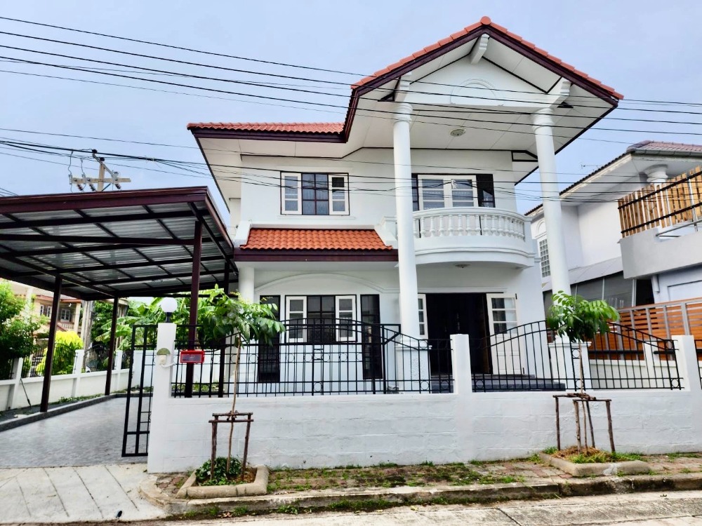 ขายบ้านเอกชัย บางบอน : ขายบ้านเดี่ยว 2 ชั้น 64 ตร.ว. หมู่บ้านกานดา การ์เด้นท์ (หลังมุม) 4 นอน 3 น้ำ ใกล้ รร.สารสาสน์บางบอน