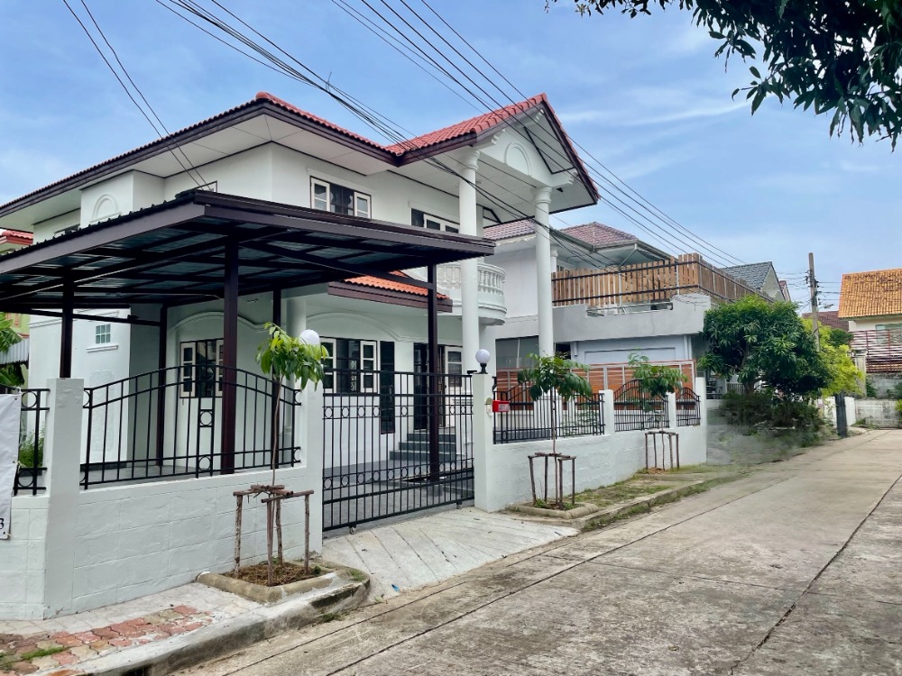 ขายบ้านเอกชัย บางบอน : ขายบ้านเดี่ยว 2 ชั้น 64 ตร.ว. หมู่บ้านกานดา การ์เด้นท์ (หลังมุม) 4 นอน 3 น้ำ ใกล้ รร.สารสาสน์บางบอน