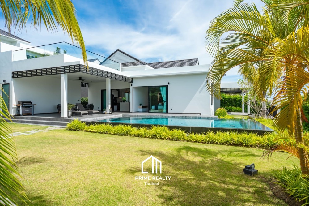 ขายบ้านหัวหิน ประจวบคีรีขันธ์ : 3-Bedroom Pool Villa for Sale in Khao Tao, Hua Hin