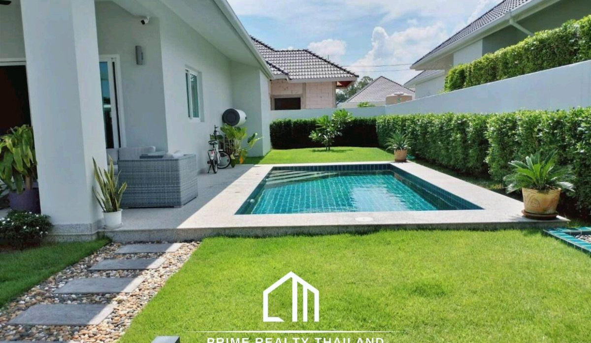 ขายบ้านหัวหิน ประจวบคีรีขันธ์ : บ้านพร้อมสระหัวหินในโครงการ 