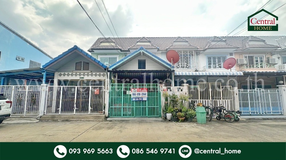 For SaleTownhomeNonthaburi, Bang Yai, Bangbuathong : Townhouse, Monwadi Park Village, Wat Lat Pla Duk, size 23.7 square wah, cheap price