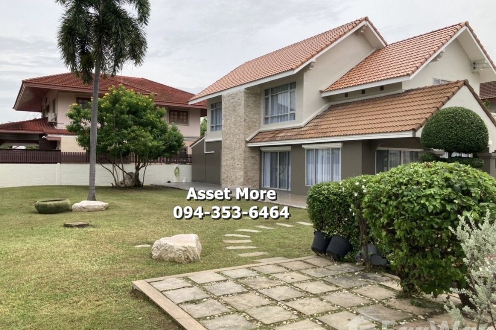 For SaleHousePathum Thani,Rangsit, Thammasat : For sale: 2-storey detached house, beautifully decorated, with furniture, 3 bedrooms, 3 bathrooms, Muang Ek Village Project 2