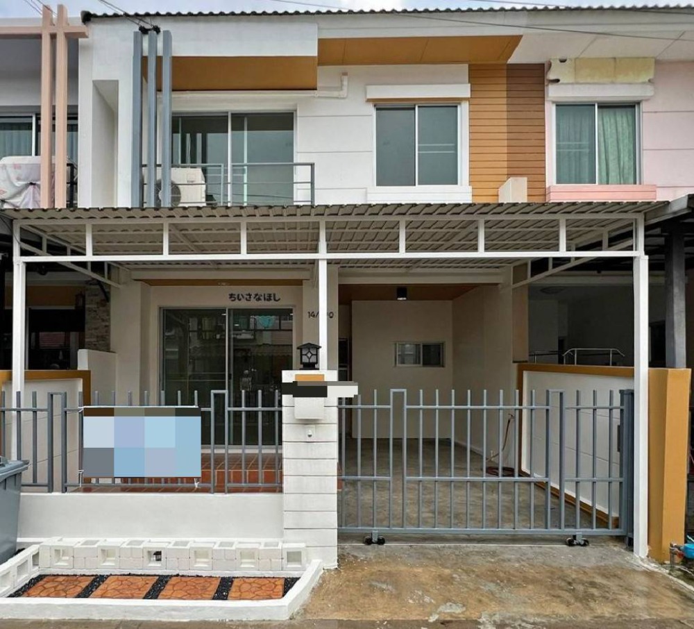 For RentTownhomeBang kae, Phetkasem : For rent, Vista Avenue Village, Phetkasem 81, 2-storey townhouse, 3 bedrooms, 2 bathrooms, newly renovated house, ready to move in, near The Mall Bang Khae