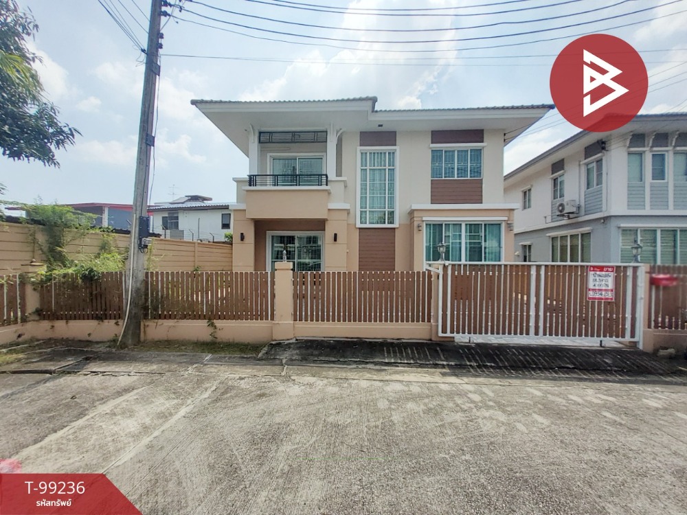 For SaleHousePathum Thani,Rangsit, Thammasat : Single house for sale, Pruksa Village 17, Thanyaburi, Pathum Thani