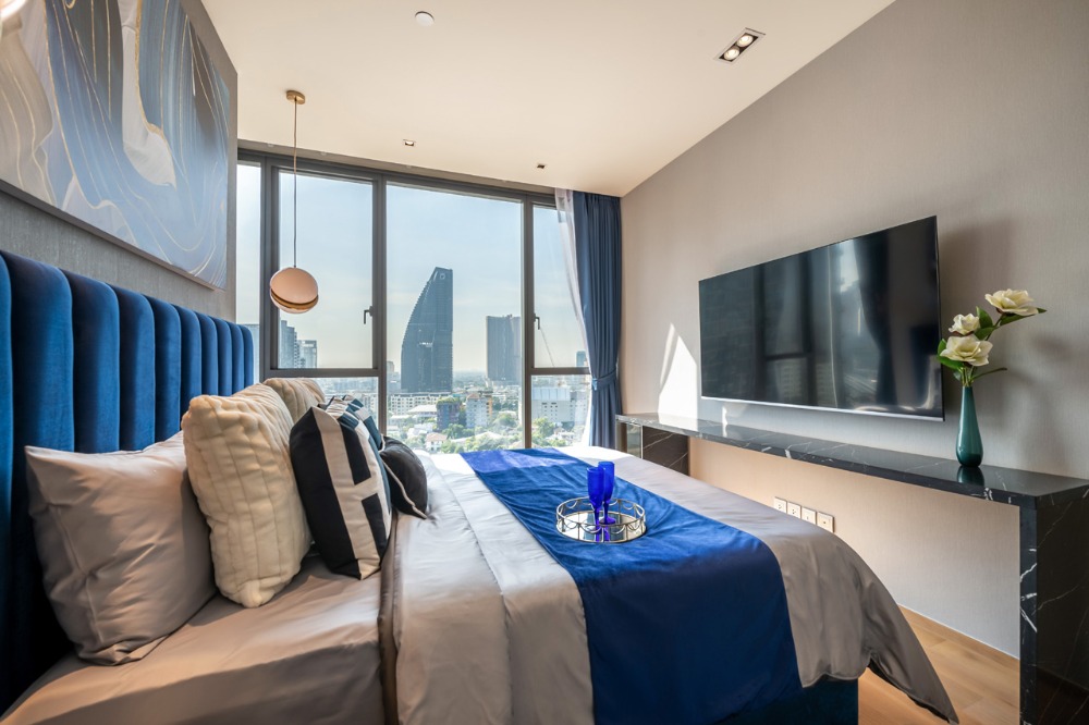 For RentCondoSukhumvit, Asoke, Thonglor : For rent Beatniq Sukhumvit 32, Super Luxury Class project, 2 bedrooms, beautifully decorated, fully furnished, ready to move in, near BTS Thonglor (ready to rent December 2024)