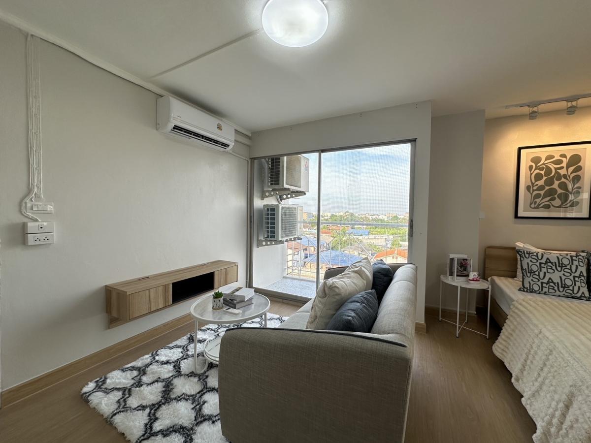 ขายคอนโดเสรีไทย-นิด้า : จะขึ้นรถไฟฟ้า🚅... จะลงเรือ🚤 เดินทางได้หมด 😍🧡สะดวกมากคุณน้า ที่📍อัสสกาญจน์เพลส รามคำแหง107