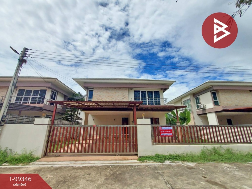 For SaleHouseRatchaburi : Single house for sale, Baan Sanpruksa project, Ban Pong, Ratchaburi