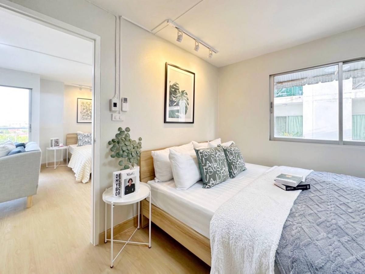 ขายคอนโดเสรีไทย-นิด้า : ห้องมุม 🥰ผ่อนเริ่มต้นแค่ 3,500 บาท/เดือน! ห้อง 2 นอน ระเบียงกว้าง ทำเลดีสุด ใกล้รถไฟฟ้าและเดอะมอลล์ บางกะปิ!🌿อัสสกาญจน์เพลส🌿