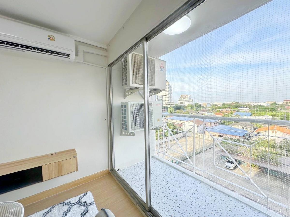 ขายคอนโดเสรีไทย-นิด้า : ห้องมุม 🥰ผ่อนเริ่มต้นแค่ 3,500 บาท/เดือน! ห้อง 2 นอน ระเบียงกว้าง ทำเลดีสุด ใกล้รถไฟฟ้าและเดอะมอลล์ บางกะปิ!🌿อัสสกาญจน์เพลส🌿