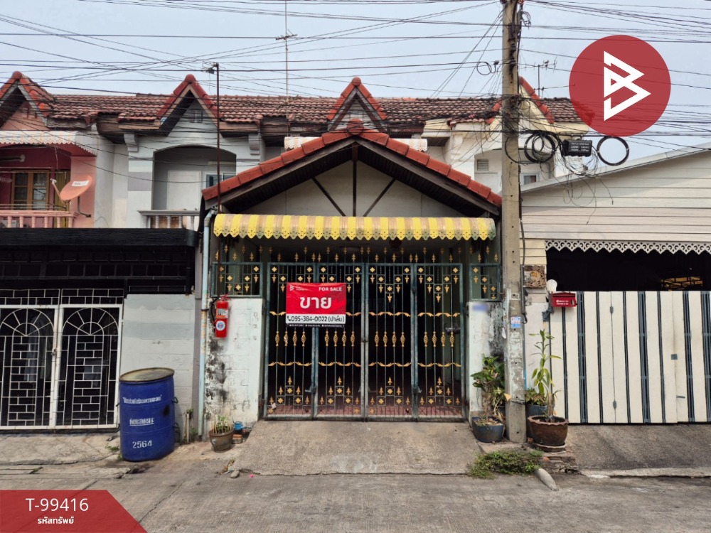 ขายทาวน์โฮมสมุทรปราการ สำโรง : ขายทาวน์เฮ้าส์ หมู่บ้านบางปูวิลล่า 2 เทศบาลบางปู 59 ท้ายบ้านใหม่ สมุทรปราการ