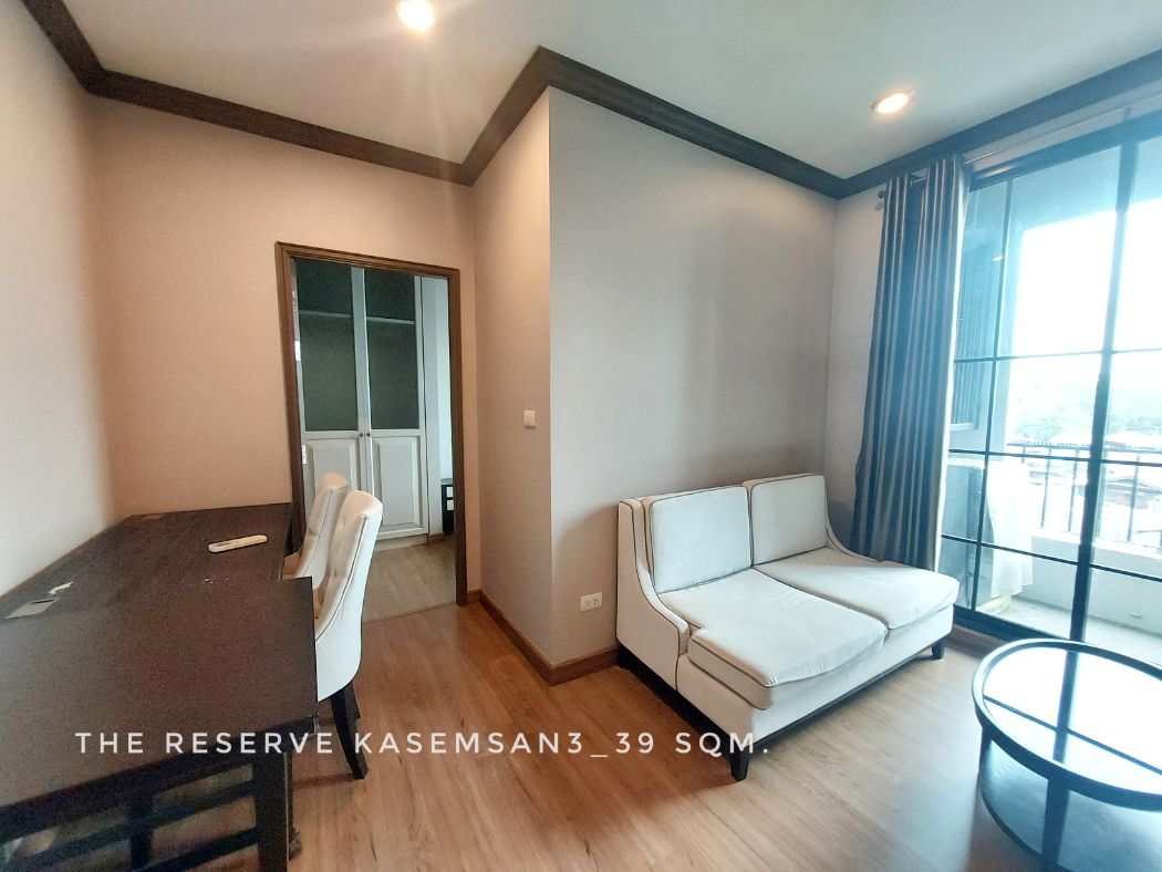 For RentCondoSiam Paragon ,Chulalongkorn,Samyan : Condo for rent, 1 bedroom, ready to move in, Building B, The Reserve Kasemsan 3 (The Reserve Kasemsan 3), 38 sq m, near Banthat Thong, Siam, BTS