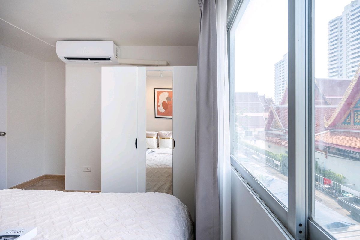 ขายคอนโดเสรีไทย-นิด้า : ✅️ถูกมากกก 2ห้องนอน 🚘🚅🚤แถมเดินทางสะดวก ปักที่นี่📍“อัสสกาญจน์ รามคำแหง 107“ 😍🤗🙂