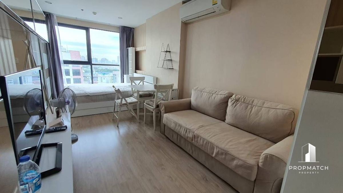 For RentCondoSiam Paragon ,Chulalongkorn,Samyan : ✨Cheap rent, very beautiful room✨ Ideo Q Chula-Samyan (1 bedroom, 29 sq m.) Price 19,000 baht Tel.0981315848 @propmatch