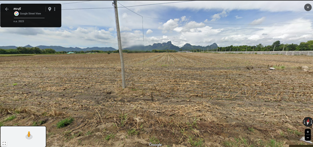 For SaleLandLop Buri : Land for sale, Lopburi, Nikhom Sang Ton Eng Subdistrict, width 25 m., depth 800 m., size 12 rai 2 ngan 21.0 square wa, on Highway No. 3017, next to Nathaphop Noodle Shop and Mary Land Village, near Wat Nikhom Samakkhi Chai School.