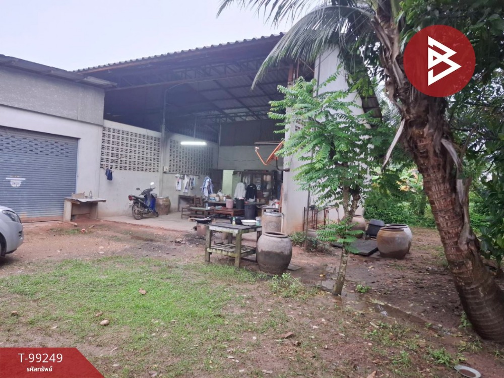 For SaleLandPattaya, Bangsaen, Chonburi : Land for sale with buildings, area 3 ngan 80 sq.wa, Phanat Nikhom, Chonburi