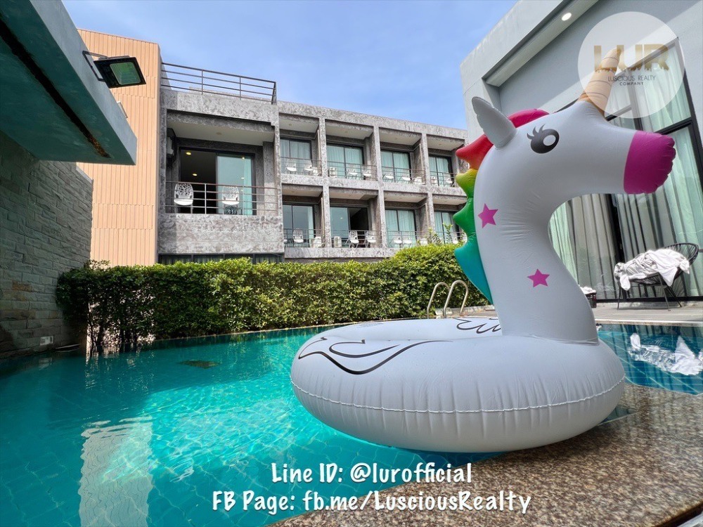 For SaleHotel&Apartment BusinessCha-am Phetchaburi : For sale: Hotel on Chaw Samran Beach with Pool Villa, commercial area, good location, convenient transportation