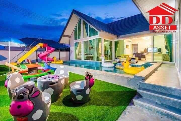 ขายชะอำ เพชรบุรี : ขายบ้านพูลวิลล่า ซีรีน นารา (Serene Nara) ชะอำ เพชรบุรี ห่างชายหาดชะอำเพียง 1.5 กม. รหัส : H8132